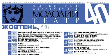 Репертуар жовтня